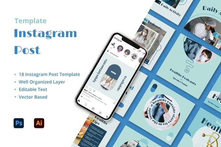 Wellness Instagram Post Template