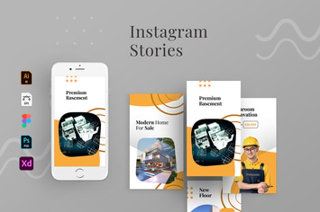 Real Estate Instagram stories template