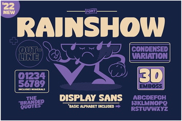 Rainshow - Display Sans