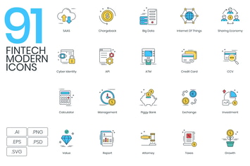 Fintech Icons