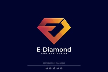Diamond Gradient Colorful Logo