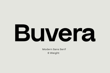 Buvera Sans Serif Family