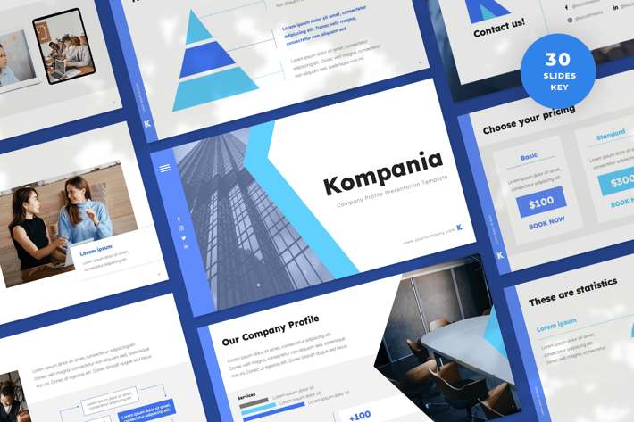 Company Profile Keynote Template