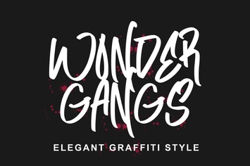 Wonder Gangs Graffiti Font
