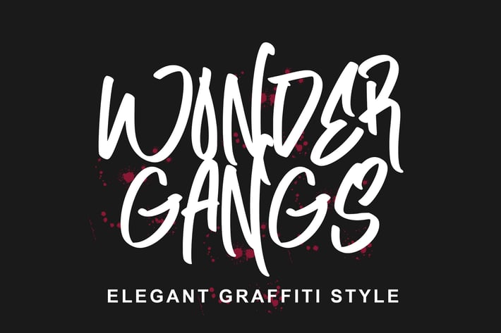 Wonder Gangs Graffiti Font