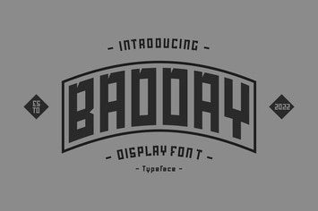 BADDAY Font