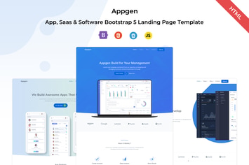 Appgen - App, Saas & Software Bootstrap Template 