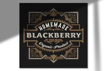 Vintage-Style Jam Label Layout