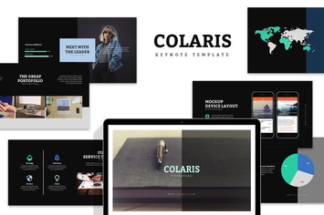 Colaris : Minimal Business Profile Keynote