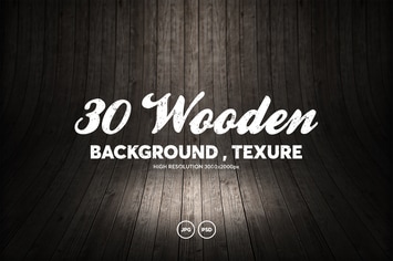 30 Wooden Backgrounds / Textures