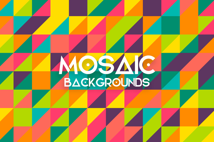 Mosaic Vector Backgrounds