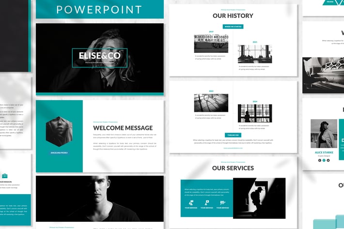 Elise - Fashion Powerpoint Template