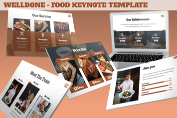 Welldone - Food Keynote Template