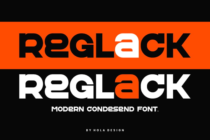 Reglack - Modern Sans Font