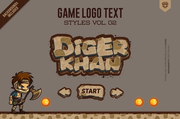 Mobile Game Text Styles vol.02