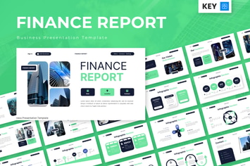 Finance Report - Business Keynote Templates