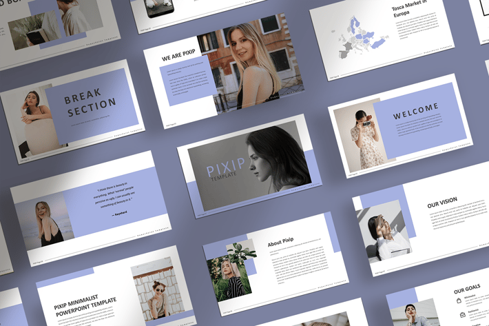Pixip - Minimalist Presentation