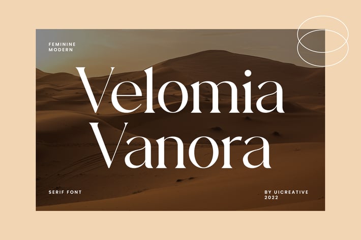 Velomia Vanora Modern Serif Font