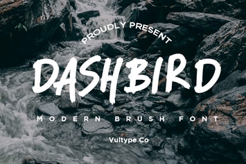Dashbird - Brush Font
