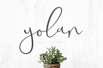 Yolan Unique Font