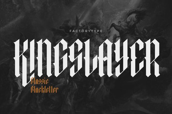 Kingslayer - Modern Blackletter Font