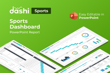 Dashi Sports – Sports Dashboard PowerPoint Report 