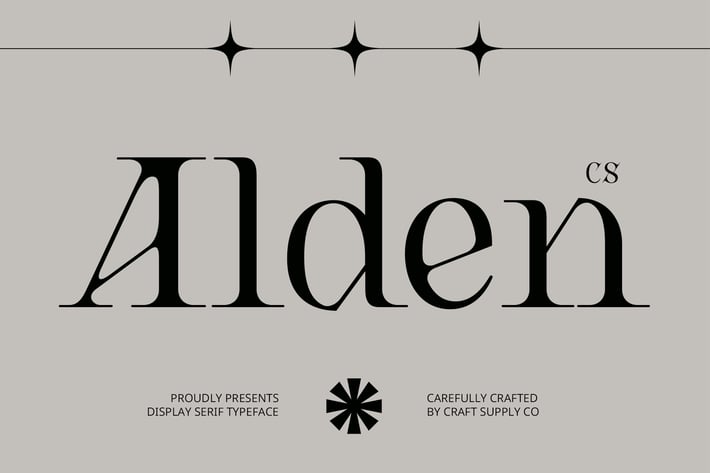 CS Alden – Display Serif Font