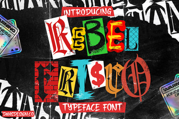 REBEL FRISCO Graffiti Urban Y2k Font