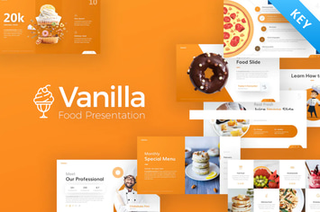 Vanilla Food and Culinary PowerPoint Template