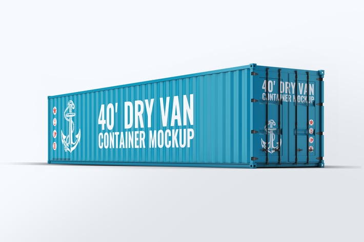 40ft Dry Van Container Mock-up