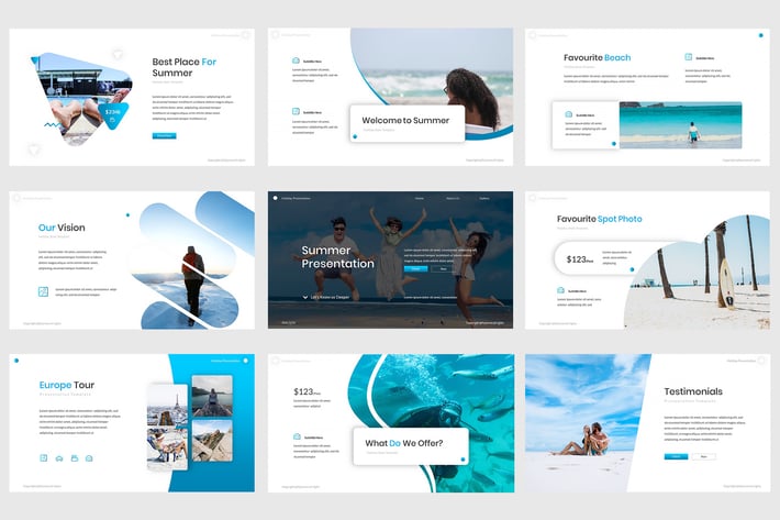 Summer Powerpoint Template