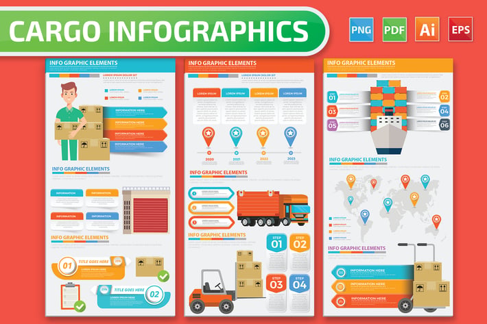 Cargo Infographics design