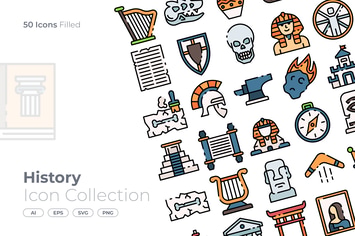 History Filled Icon
