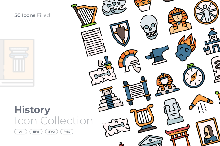 History Filled Icon