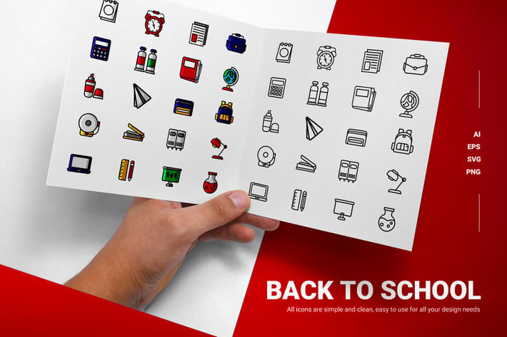 Back to School - Icons