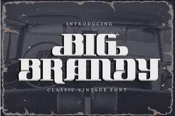 Big Brandy | Classic Vintage Font