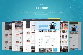 BetaShop - Kitchen Appliances VirtueMart Template