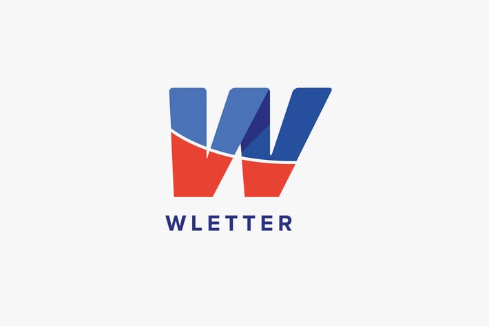 W Letter Logo Template