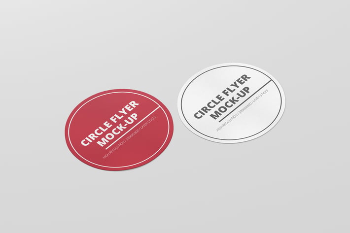 Circle Flyer Mockup