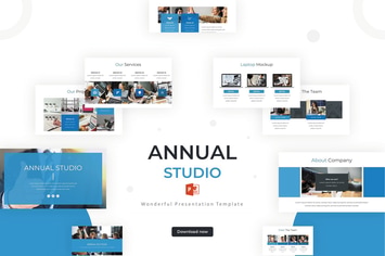Annual Studio - Powerpoint Template