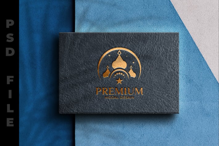 Leather Box - Logo Mockup