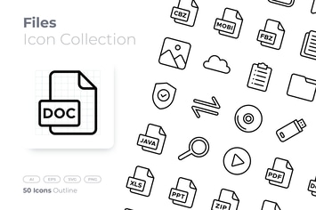 Files Outline Icon