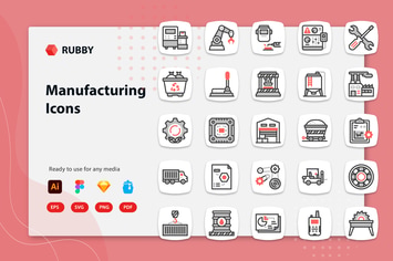 Rubby - Manufacturing Icons