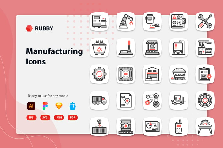 Rubby - Manufacturing Icons