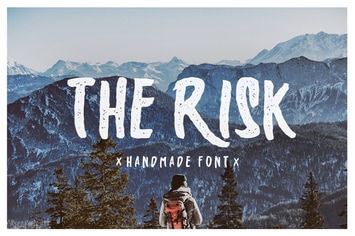 The Risk - Handmade font