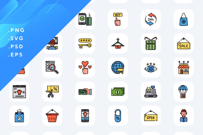 Online Shopping Icons