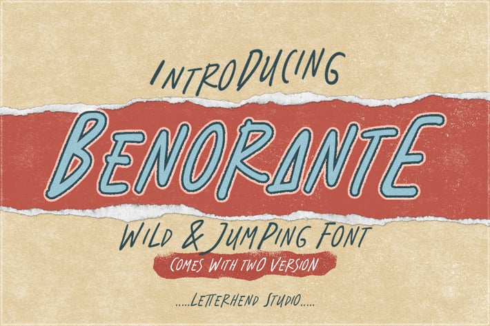 Benorante - Display Font