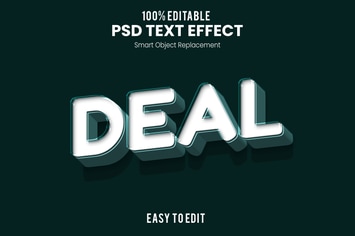 Deal - Fun 3d Text Effect
