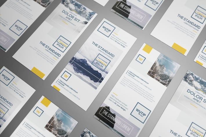 DL Flyer Mockups