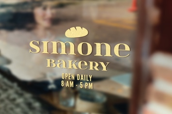 Glass Sign Mock Up